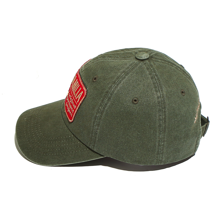 Washed Chicano Family Cap Olive