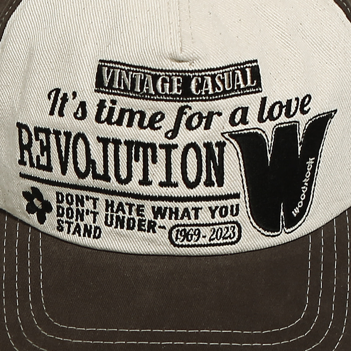 Revolution 5-Pannel Cap Brown